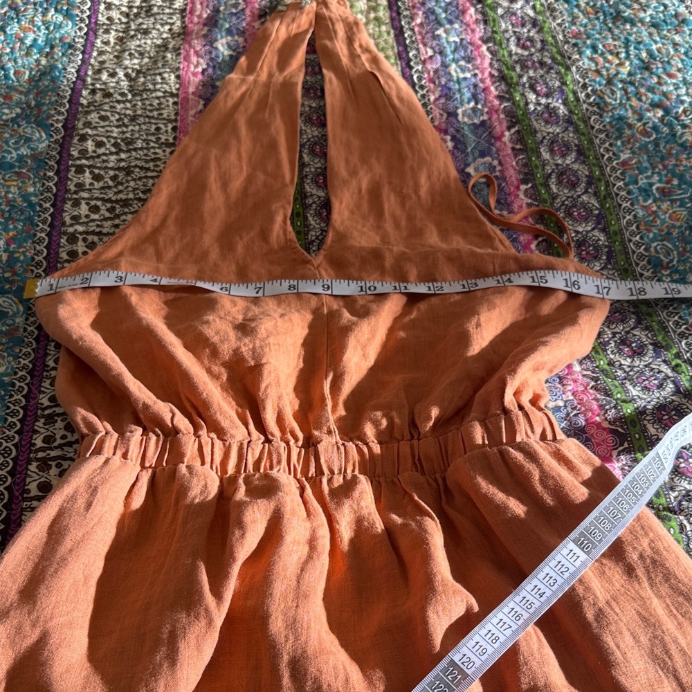 Cloth & Stone Cross-Halter Maxi Dress in Rust - Picture 5 of 8